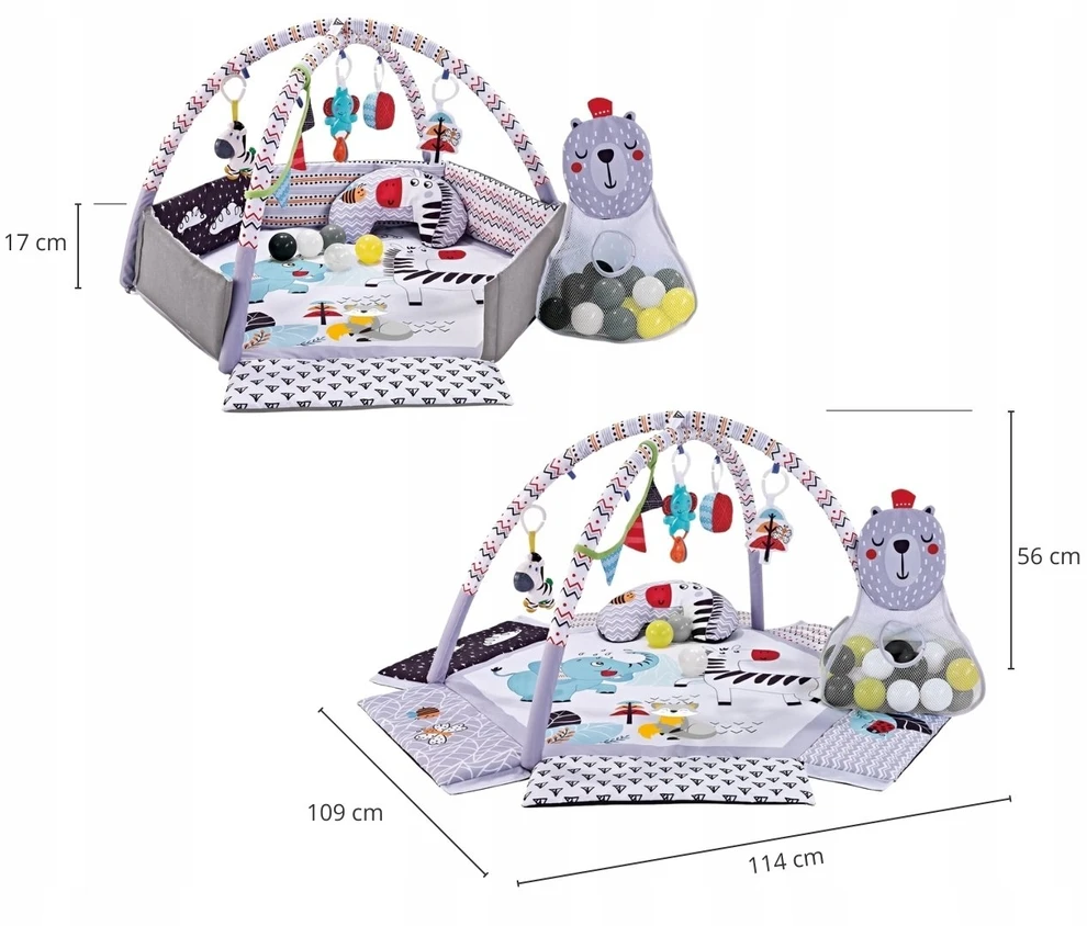 Tk Import TinyMini CC9639 miegojimo kilimėlis meškiukui