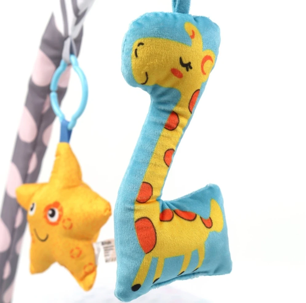 Tk Import MILLY MALLY 6145 TinyMini JL639-2B Mokomasis kilimėlis 2in1 Flower Safari