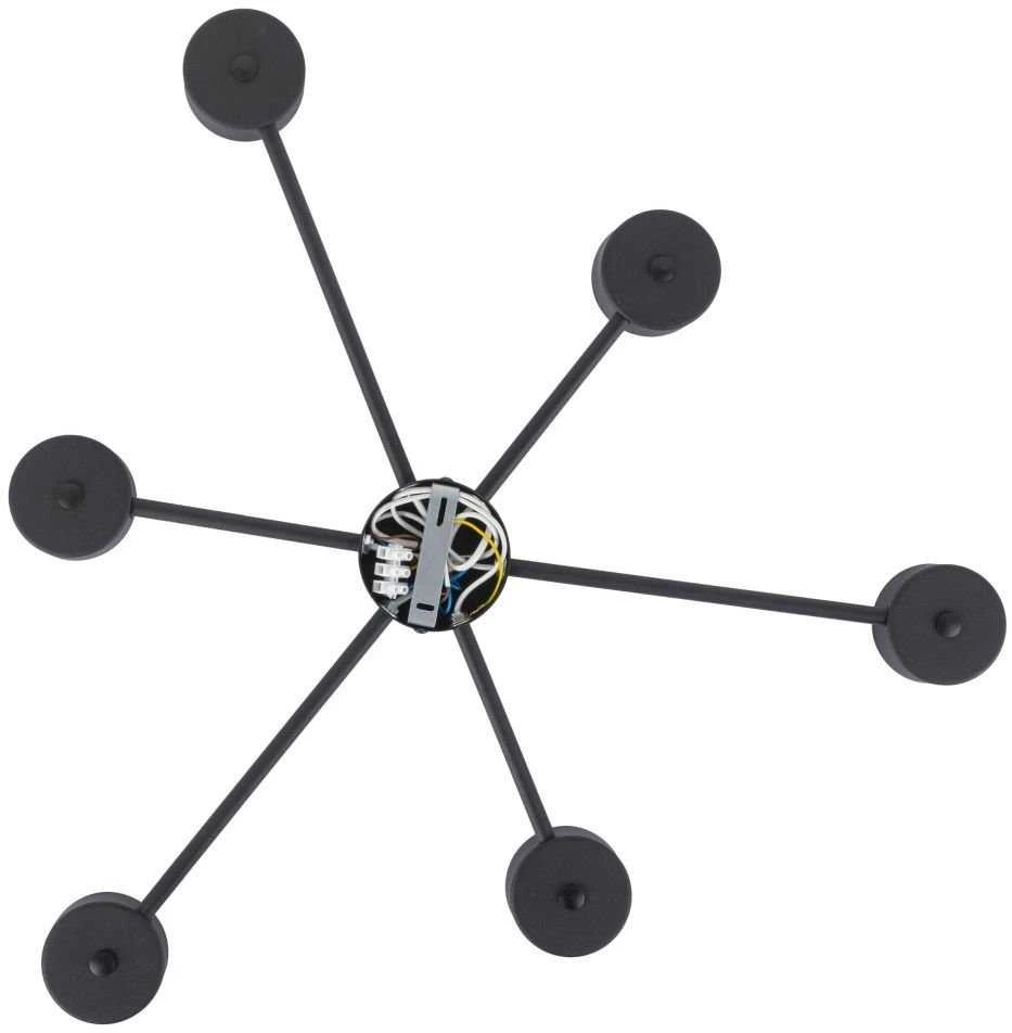 TK Lighting Avia 4692 lubinis šviestuvas 6x10W GX53 juodas