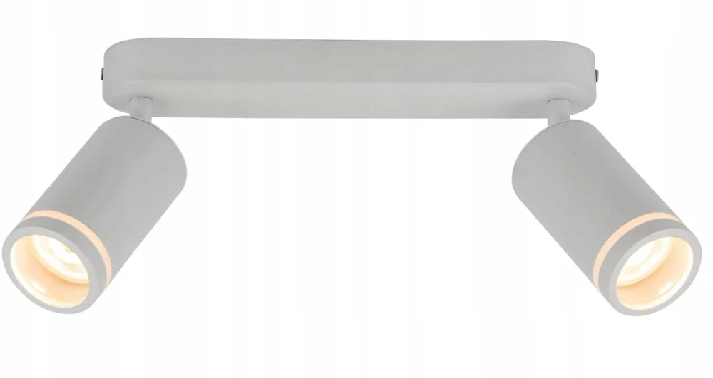 Lubinis šviestuvas Lampa sufitowa TK Lighting Lampa sufitowa balta 2xGU10 metalo sp. Podwójny reflektor natynkowy