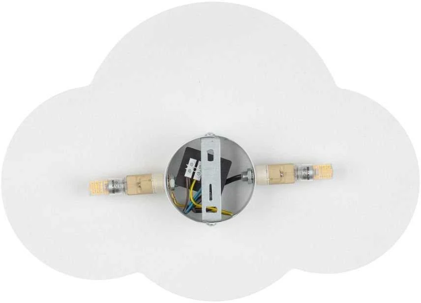 Sieninis šviestuvas Tk Lighting Kinkiet ścienny chmurka balta CLOUD do pokoju dziecka su pašvietimu lampy