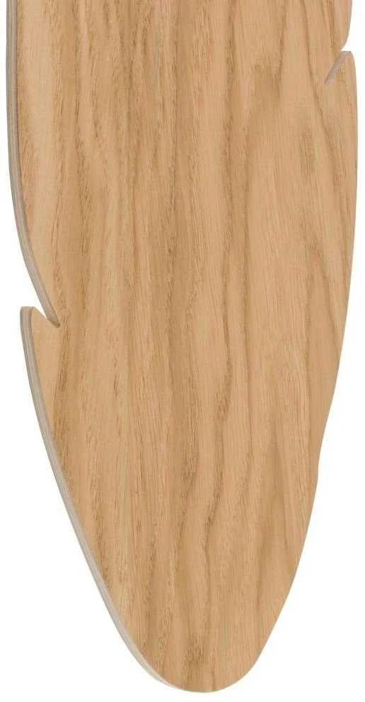 Sieninis šviestuvas Kinkiet TK Lighting Hoja Wood kinkiet lampa ścienna drewniany liść 2x6W G9 drewno (4678)