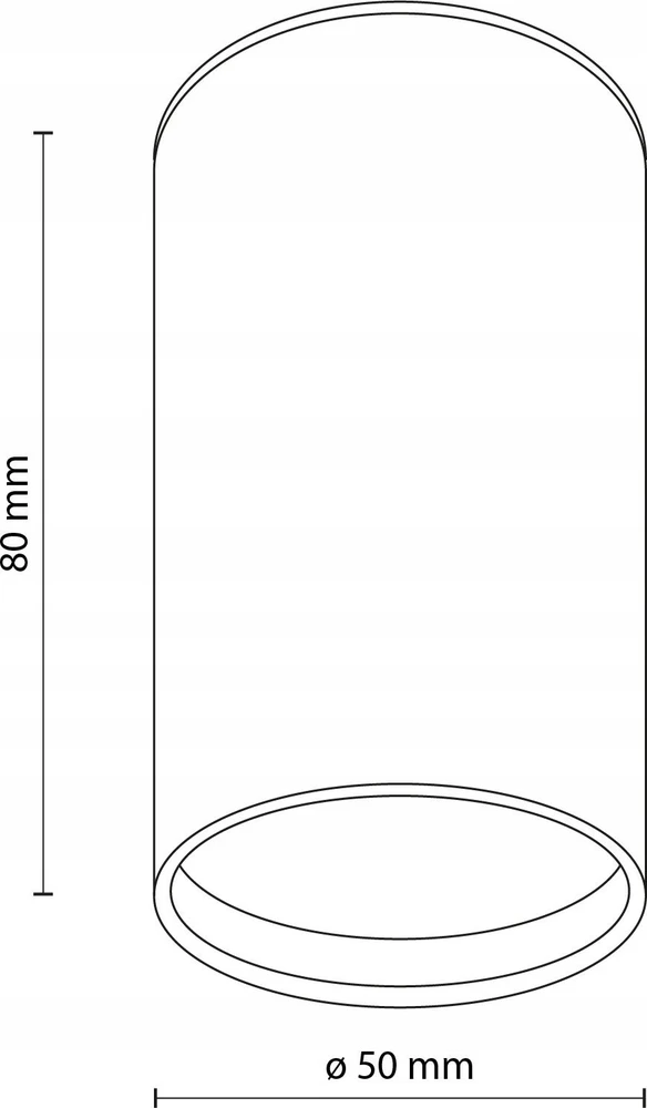 Lubinis šviestuvas Tk_Lighting Šviestuvas lubų TK Lighting Top 5764, GU10, juodas