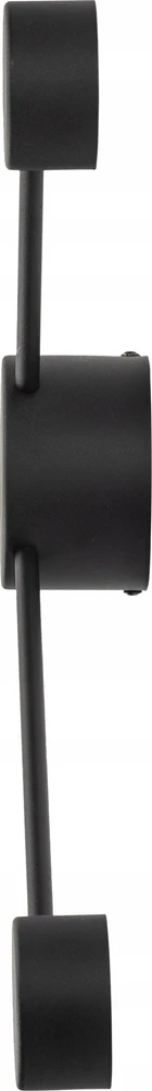 TK Lighting sieninis šviestuvas Tk Lighting Avia 6808 sieninis šviestuvas sieninis šviestuvas modernus metalinis edison strypų ratai 2x10W GX53 juoda