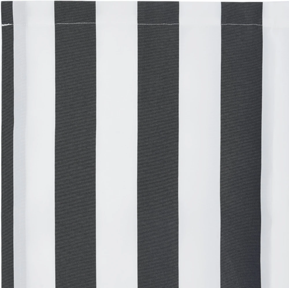 Markizės pakaitinis audinys Antracito ir baltos 380 x 195 cm