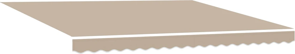Markizės pakaitinis audinys Smėlio 380 x 295 cm Poliesteris