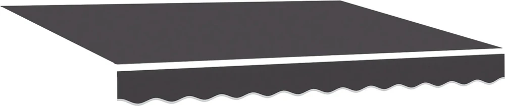 Markizės pakaitinis audinys Antracito 330 x 195 cm Poliesteris