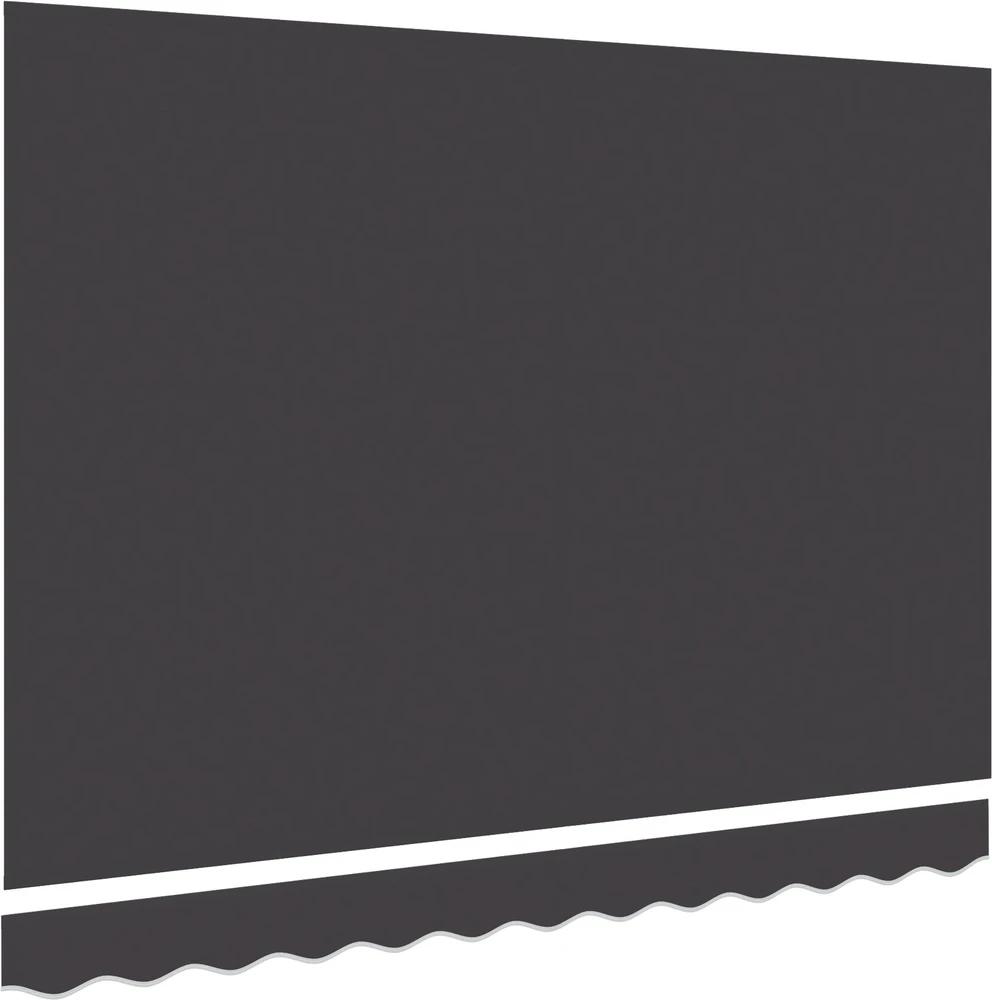 Markizės pakaitinis audinys Antracito 330 x 195 cm Poliesteris