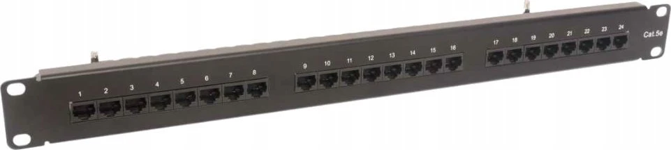 TKH Securitynet CCAS-PA5E-24UTP-O Skydas 5e UTP 24 x RJ-45 su lentyna