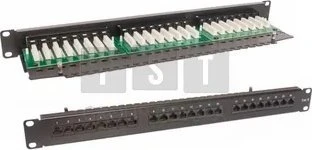 Securitynet CCAS-PA6-24UTP-O Cat. 6 UTP 24 x RJ-45 panelė su lentynėle