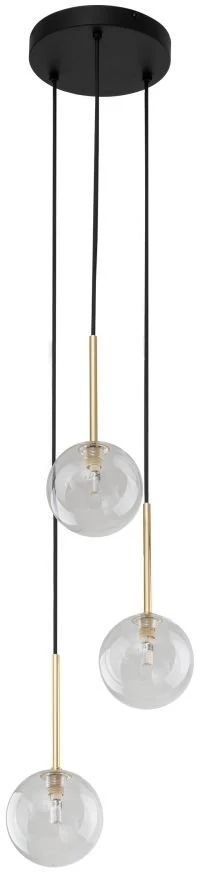 Pakabinamas šviestuvas TKKRYWULT Pakabinamas šviestuvas NILOS Juoda/auksinė 5942 TK Lighting