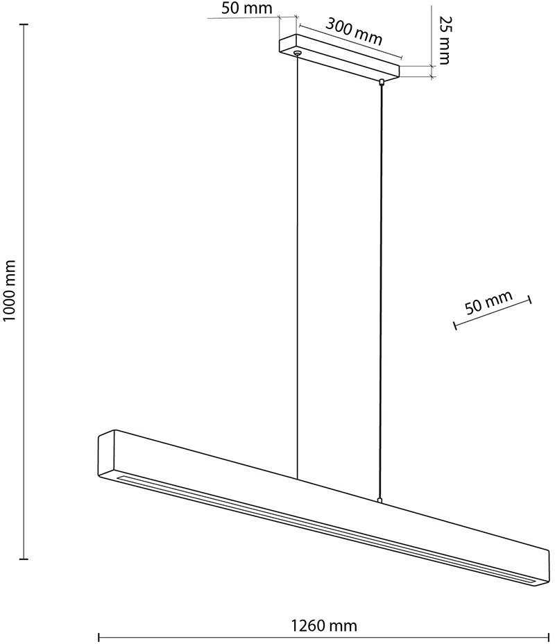Pakabinamas šviestuvas Kabanti lempa TKKRYWULT TK Lighting Teo 1449 kabanti lempa 1x36W LED 3000K riešutas/juoda