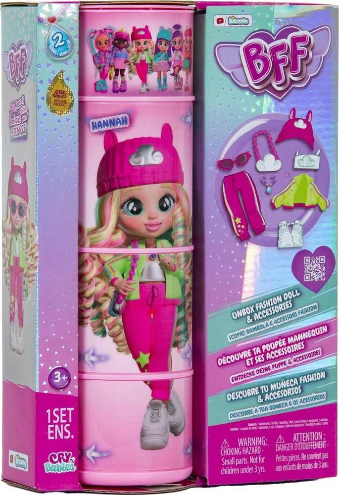 Lėlė su priedais Tm Toys Cry Babies BFF Hannah