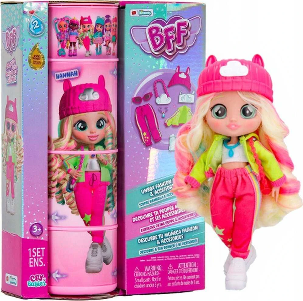 Lėlė su priedais Tm Toys Cry Babies BFF Hannah