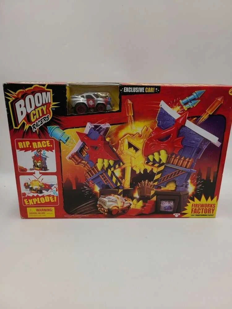 Moose Toys Tm Toys Boom City Racers fejerverkų gamyklos žaidimų rinkinys