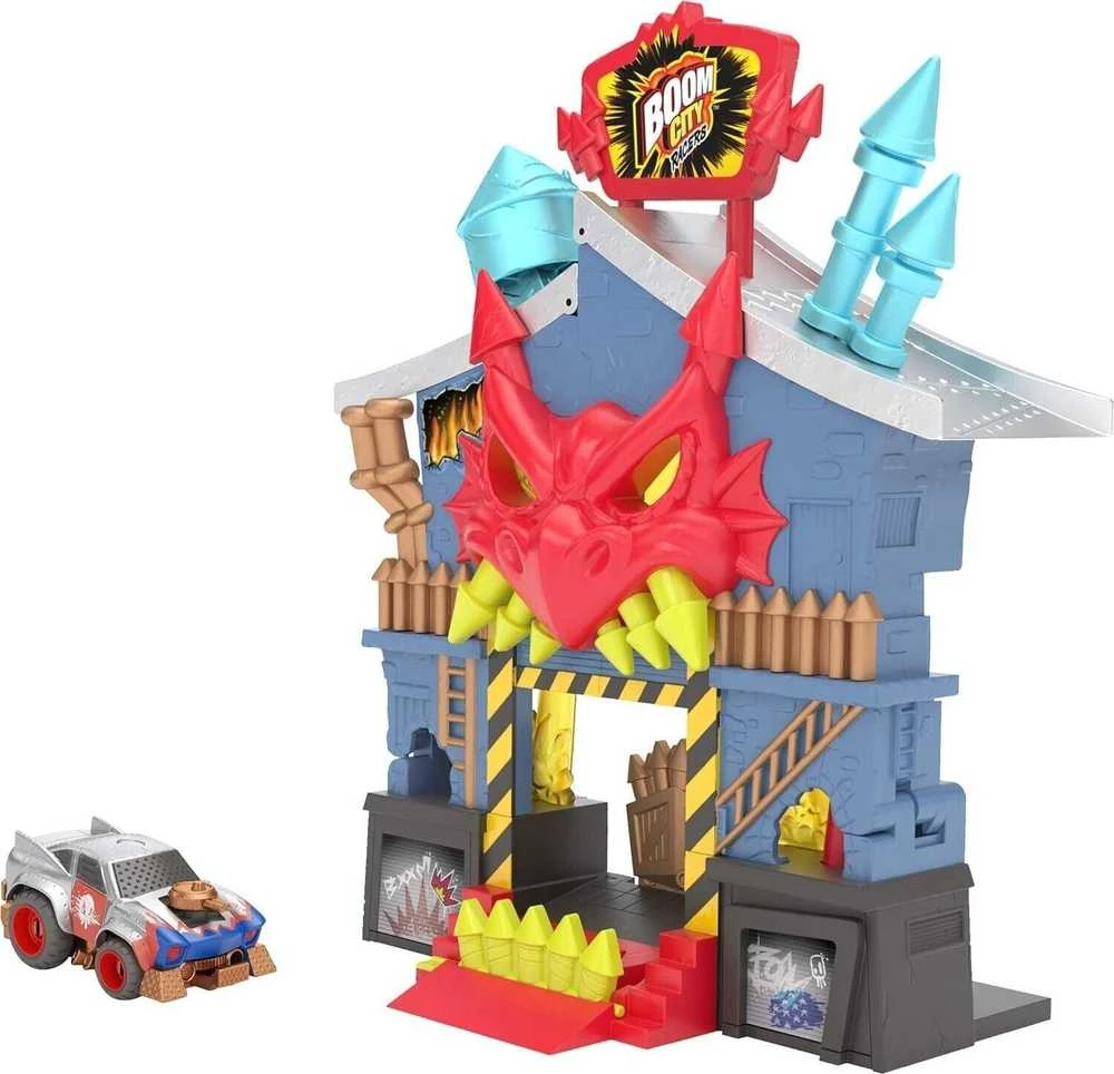 Moose Toys Tm Toys Boom City Racers fejerverkų gamyklos žaidimų rinkinys