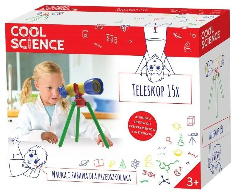 SCIENCE MOKSLAS – Mano pirmasis 15 kartų didinantis teleskopas (180050)