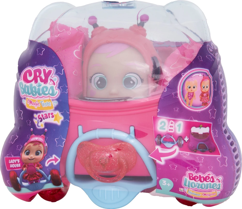 TM Toys Lėlė Cry Babies Magic Tears Stars Houses su nameliu