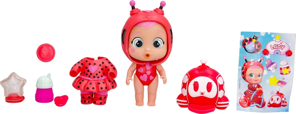 TM Toys Lėlė Cry Babies Magic Tears Stars Houses su nameliu