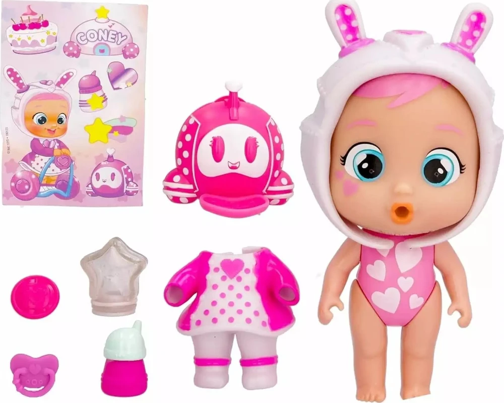 TM Toys Lėlė su nameliu Cry Babies Magic Tears Stars Coney