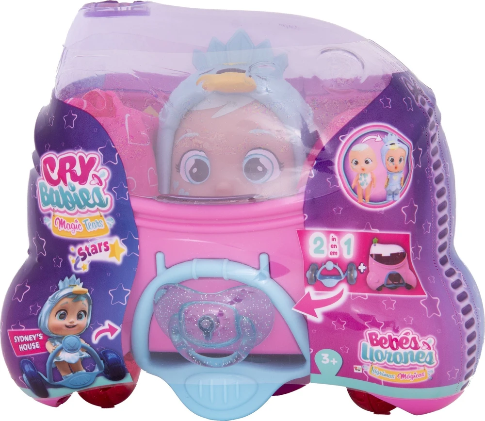TM Toys Lėlė Cry Babies Magic Tears Stars Houses su nameliu