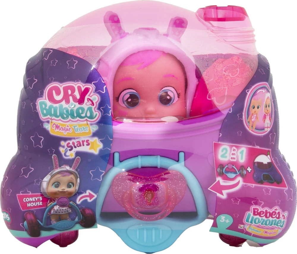 TM Toys Lėlė Cry Babies Magic Tears Stars Houses su nameliu