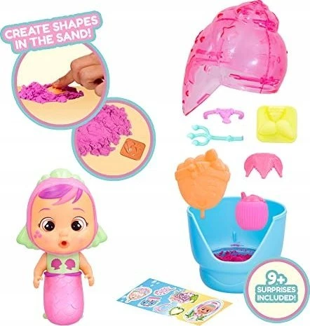 TM Toys Lėlė Cry Babies Magic Tears Shiny Shells Sia su spalvota kriaukle