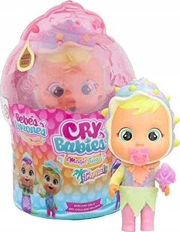 TM Toys Lėlė Cry Babies Magic Tears Shiny Shells Sandy su blizgančia kriaukle