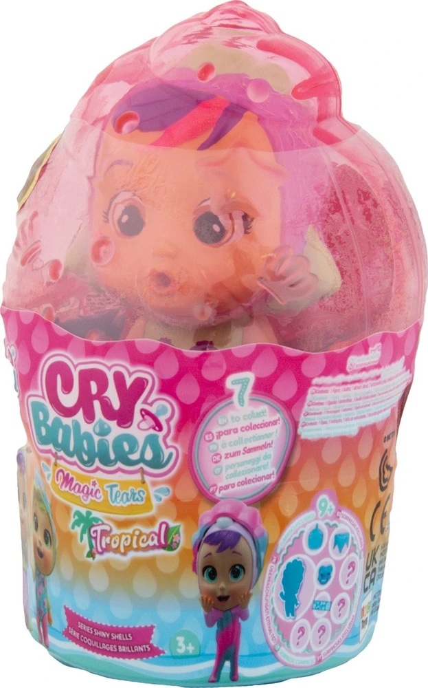 TM Toys Lėlė Cry Babies Magic Tears Shiny Shells Sia su spalvota kriaukle