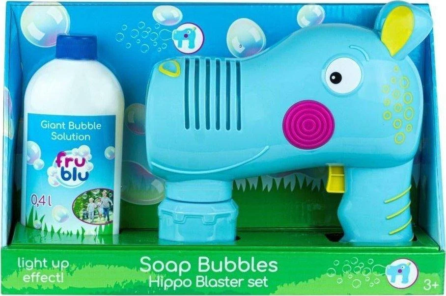 Muilo burbulų aparatas Hippo Blaster TM Toys 0161, mėlynas