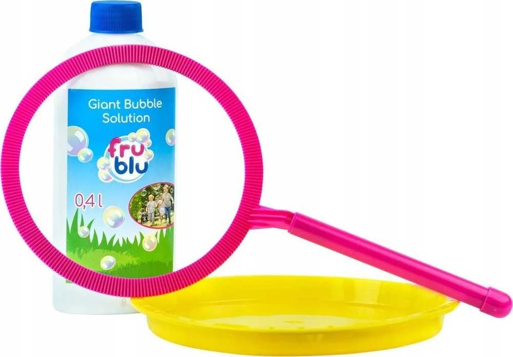 TM Toys Muilo burbulų rinkinys su lankeliu Fru Blu 0,4L, 3+, spalvotas
