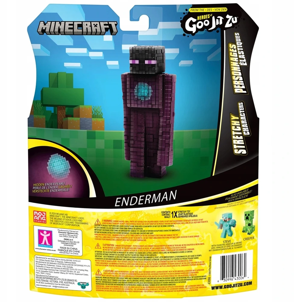 TM Toys *****Goo Jit Zu Minecraft Enderman 43006