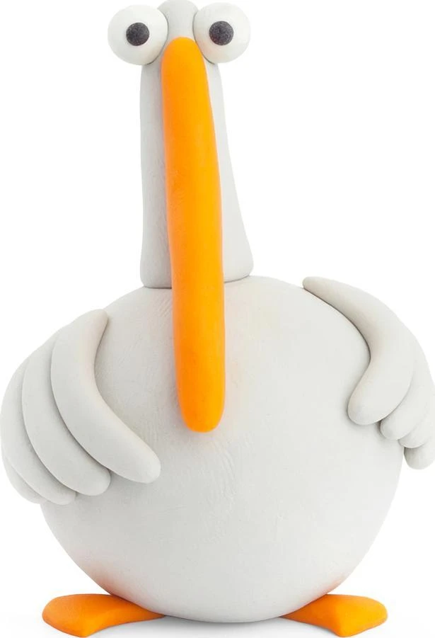 Tm Toys Hey Clay - Plastikinė masė paukščių modeliavimui su ferma