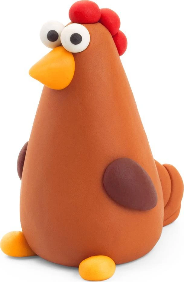 Tm Toys Hey Clay - Plastikinė masė paukščių modeliavimui su ferma