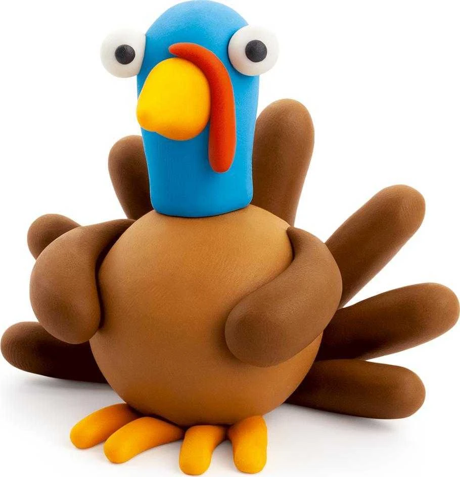 Tm Toys Hey Clay - Plastikinė masė paukščių modeliavimui su ferma