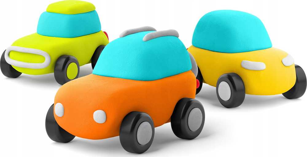 TM Toys Hey Clay Eco Cars Plastic Clay
