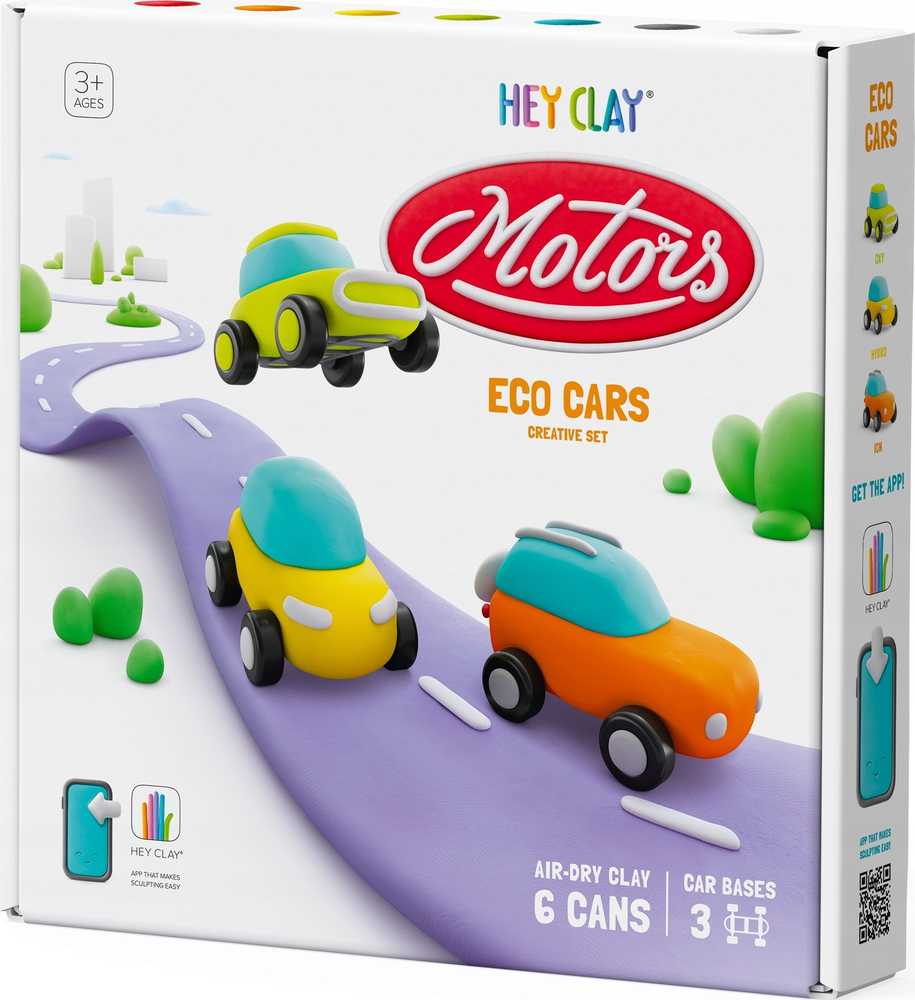TM Toys Hey Clay Eco Cars Plastic Clay