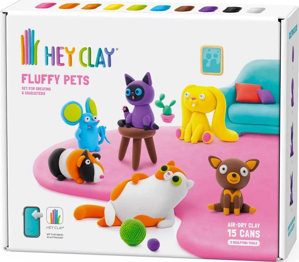 TM Toys Hey Clay - Pirkinių krepšelis + priedai
