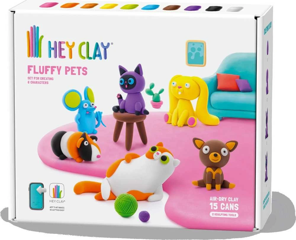 TM Toys Hey Clay - Pirkinių krepšelis + priedai