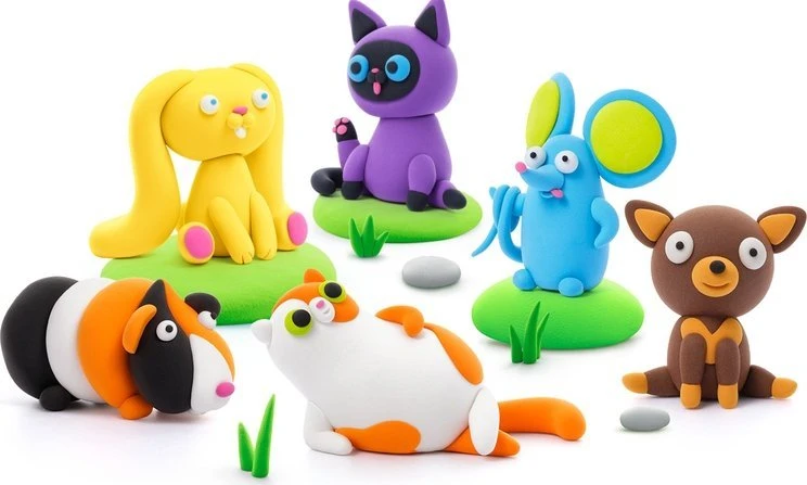 TM Toys Hey Clay - Pirkinių krepšelis + priedai