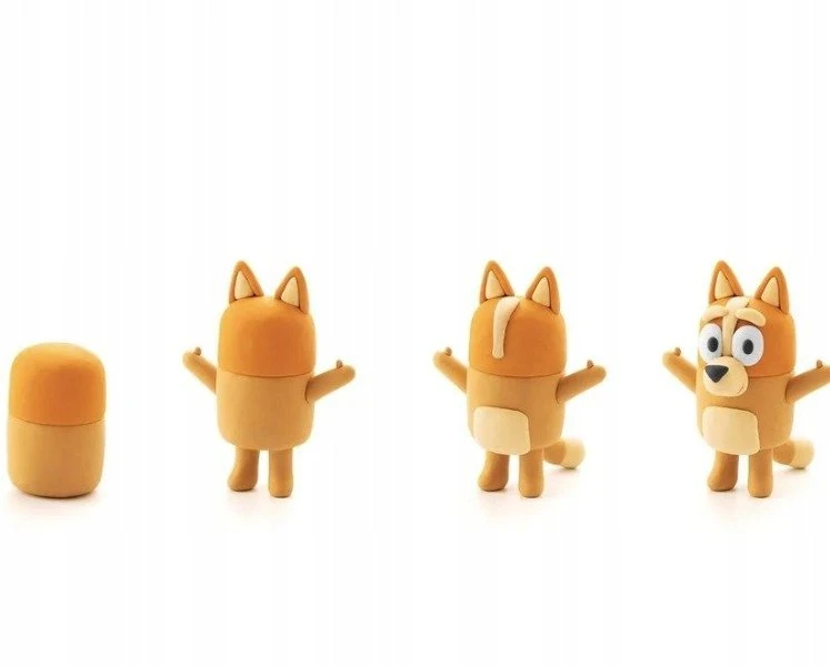 TM Toys TM Žaislai TMT HeyClay figūrėlė BLUey Bingo+akc.5pak. 45551
