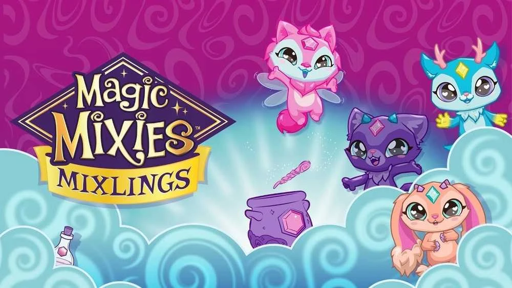MAGIC MIXIES Magiška lempa, rožinė