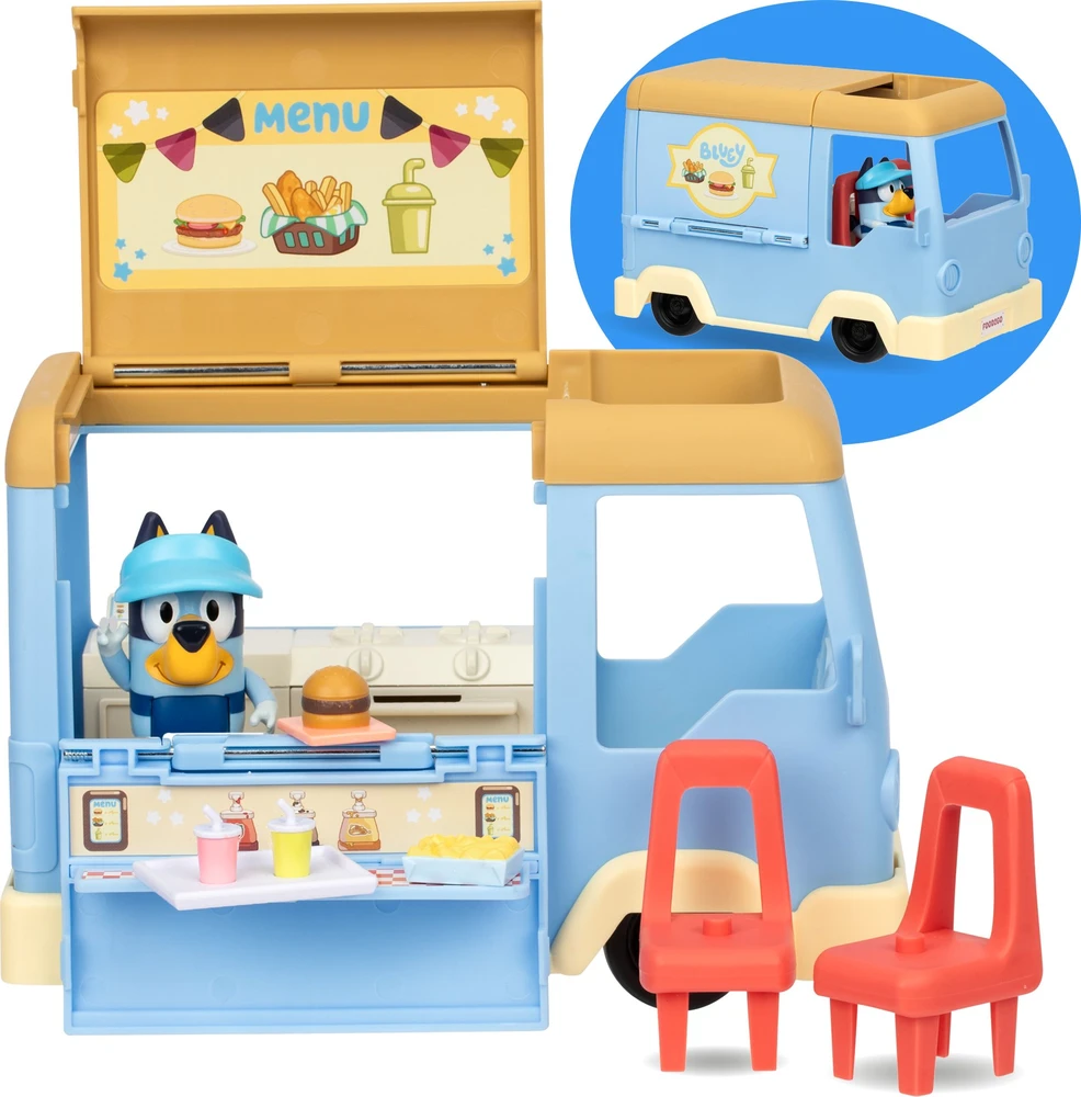 Moose Bluey Mėlynas maisto sunkvežimis