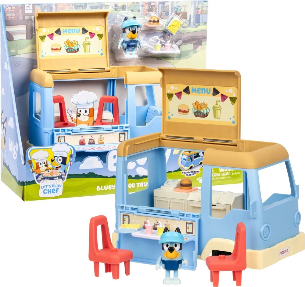 Moose Bluey Mėlynas maisto sunkvežimis