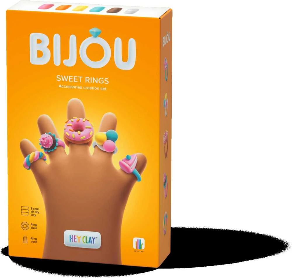 TM Toys Ei, Clay Bijou žiedai, saldainiai