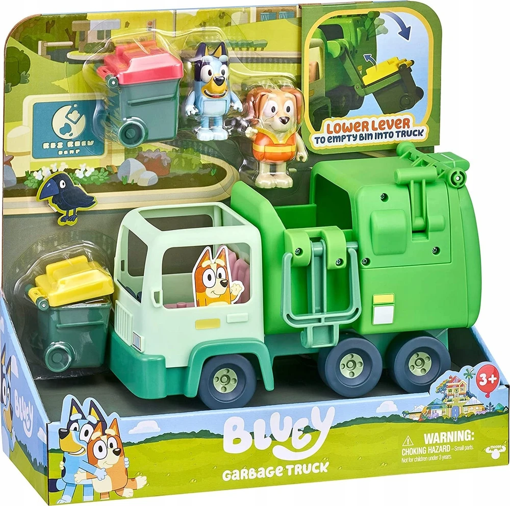 TM Toys Bluey Rinkinys šiukšliavežis