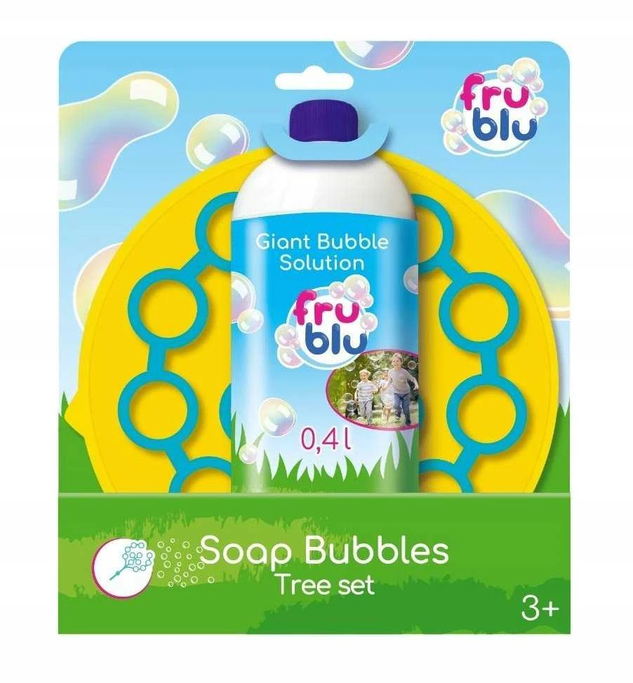 TM Toys Rinkinys burbulams Fru Blu Tree + skystis 0,4l