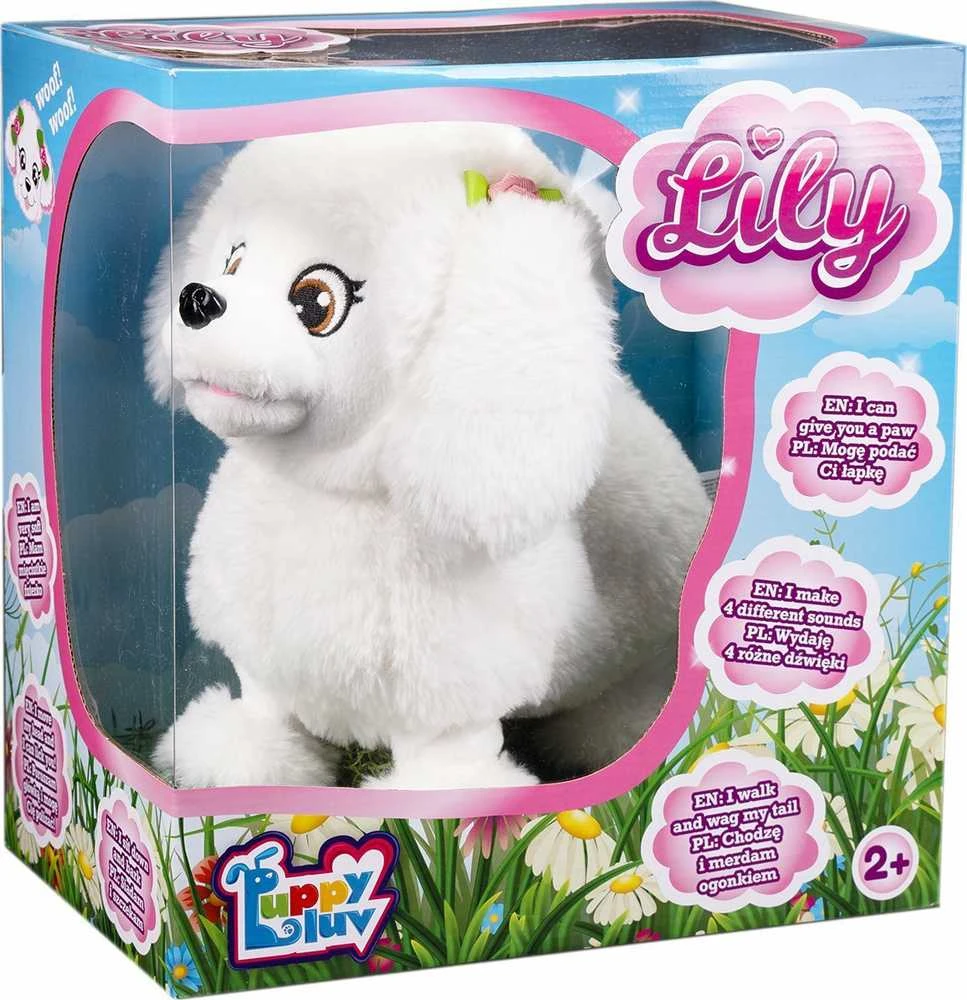 TM Toys Interaktyvus pudelis šuniukas Lily Puppy Luv