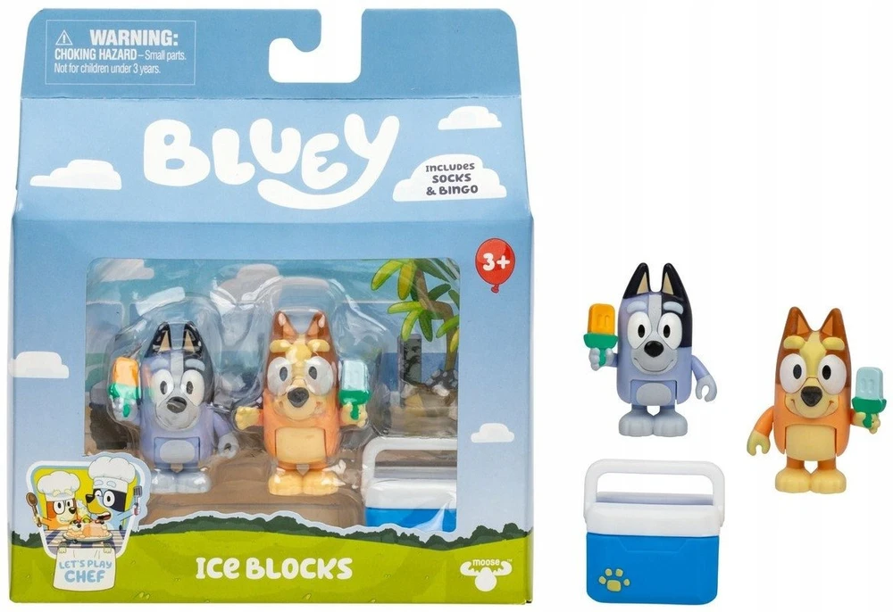 Bluey - 2 figūrėlių rinkinys, 2 variantai (90406)