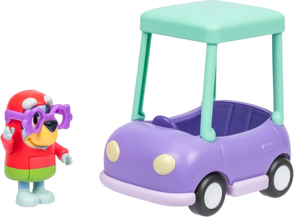 TM Toys Bluey Mėlynos močiutės automobilis ir Džanet